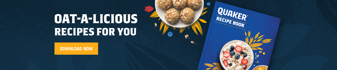 Quaker Recipe Book Desktop Banner