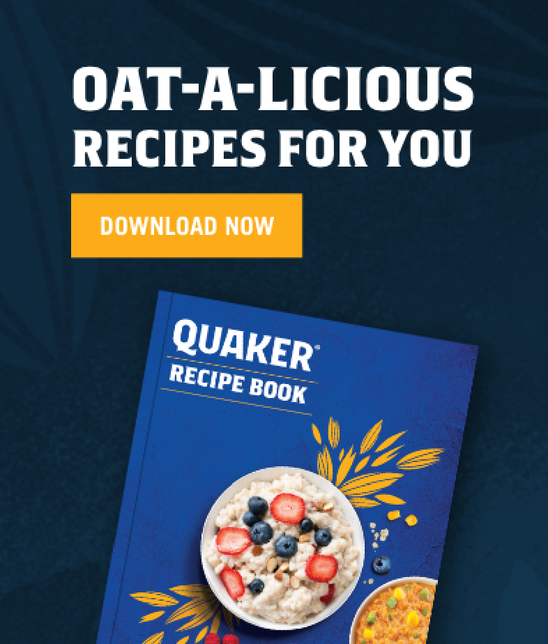 Quaker Recipe Book Mobile Banner